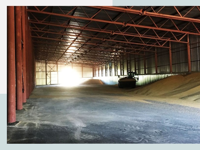 Строительство зернохранилищ в Фрязине