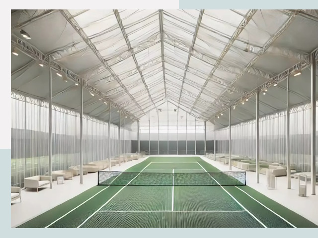 Строительство теннисных кортов в Фрязине