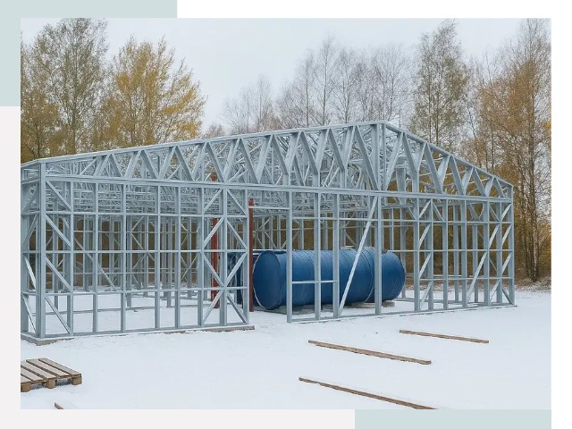 Металлические ангары в Фрязине