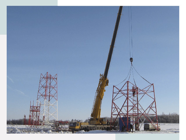 Монтаж вышек связи в Фрязине