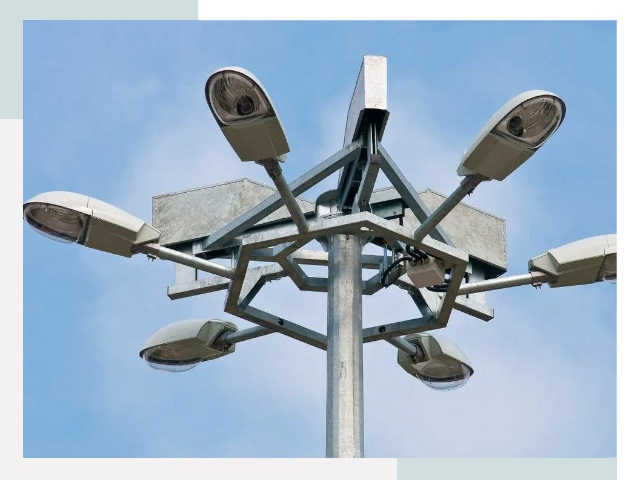 Монтаж осветительных мачт в Фрязине