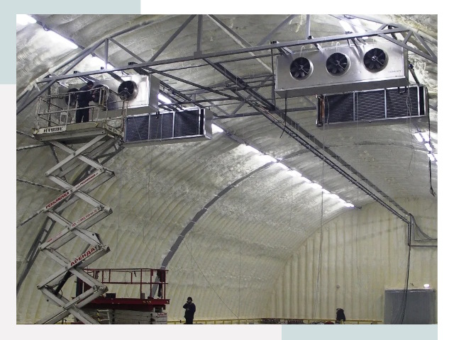 Оснащение ангаров в Фрязине