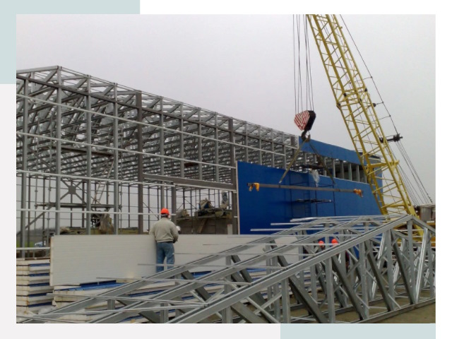 Монтаж ангаров в Фрязине